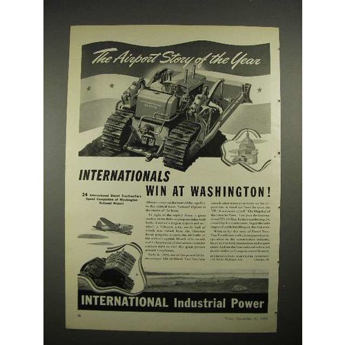 1940 International Harvester TD-18 TracTractor Ad