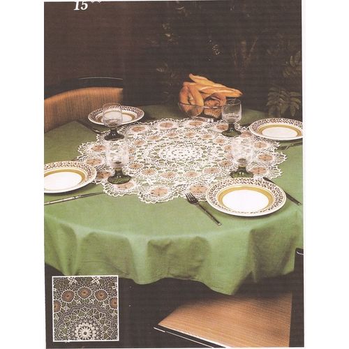 Crochet Doily Pattern Chrysanthemum Centerpiece