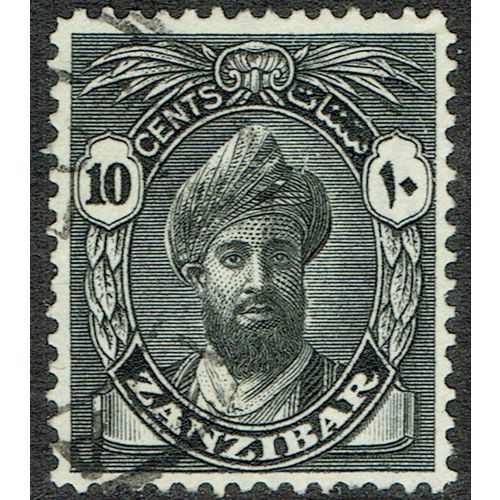 Zanzibar 1936 10c Black SG311 FU