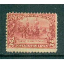 329 2c Founding of Jamestown Average MNG M05959