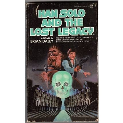 STAR WARS ' Han Solo and The Lost Legacy ' paperback book (1980)