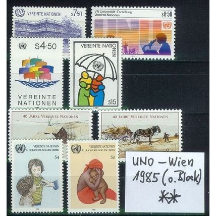 UNO Wien Vienna Vienne [1985] Jahr ex ( **/mnh ) [01]