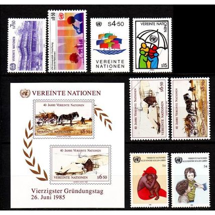 UNO Wien Vienna Vienne [1985] Jahrgang ( **/mnh )