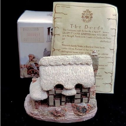 Lilliput Lane The Farriers Thatched Cottage Vintage Ornament
