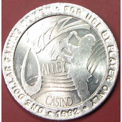 Jazz Alley. $1 Casino Token. Black Hawk, CO. 09A.