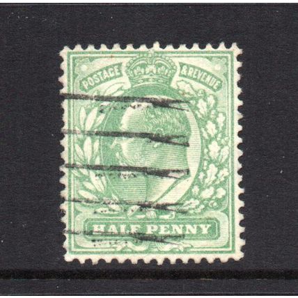 Edward VII - 1902-10 - ½d Yellowish-Green (sg218) Used (#3)