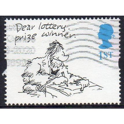 GB 1996 Greetings - Cartoons - Dear Lottery Prize Winner 1st Used