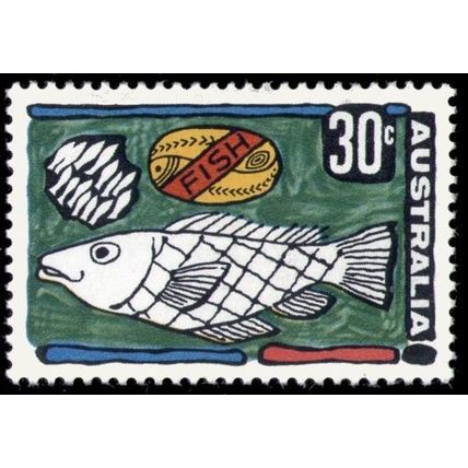 Australia 1972 30c Primary Industry Fish MLH - SG 512