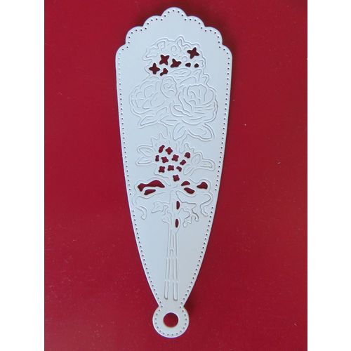 6 x Tattered Lace Die Cuts Peony Fan