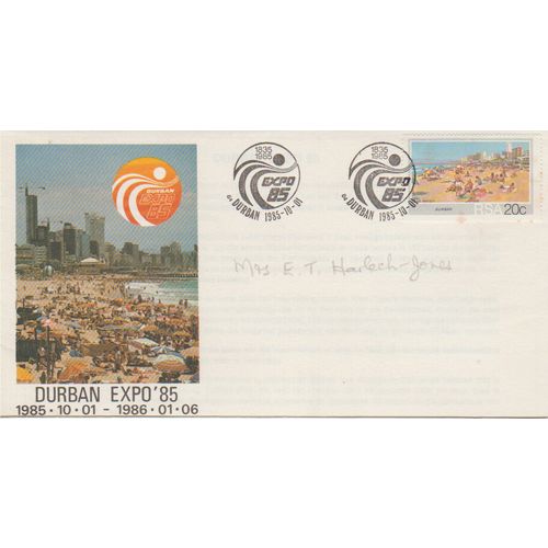 South Africa 1985 Durban Expo Special Cover see other listings