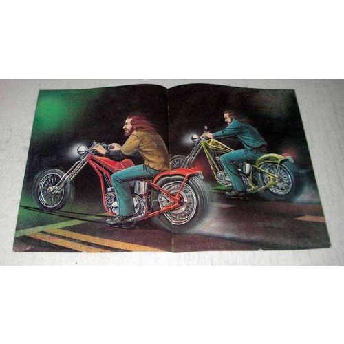 1977 David Mann Motorcycle Illustration