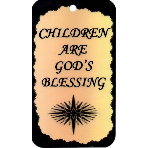 1105 Inspirational Saying Children Are God's Blessing Sign Magnet Gift