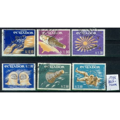 ECUADOR [1966] Weltaum ( O/used ) (Hoher KW!)