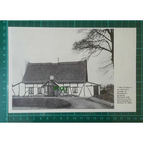C2593) Old Timbers Beaumont Harwich Essex - 1966 Clip