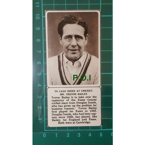 C2591) Mr Trevor Bailey Essex County Cricket - 1961 Clip SMALL