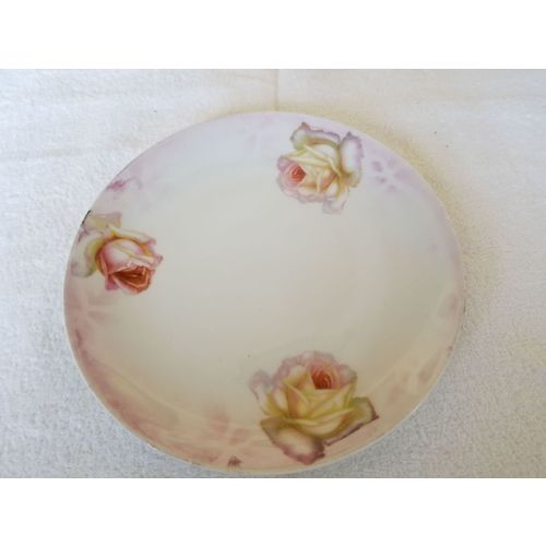 PV Germany Vessera Hand Painted Salad Plate - 100 Years old