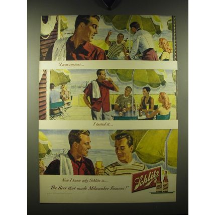 1948 Schlitz Beer Advertisement