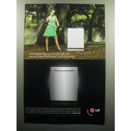 2007 LG Kitchen Series Dishwasher Ad - What would drive you to sabotage