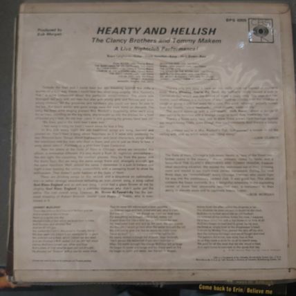 The Clancy Brothers & Tommy Makem – Hearty And Hellish (62020) 1962 (LP)