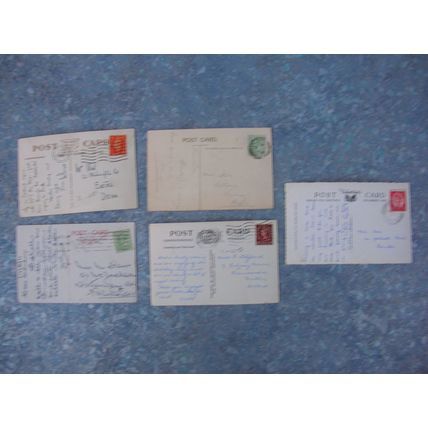 5 old Scottish (Scotland) Postcards – Loch Eck, Callander, Quarrymill etc - 1910