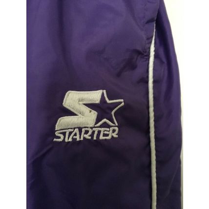 Starter Women's Purple & White Windbreaker Pants Athletic Size Small