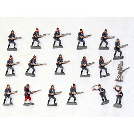 wargames 25mm franco prussian war german infantry stadden tradition painted