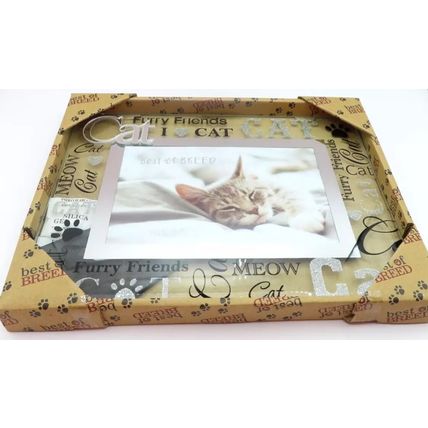 Cat Photo Frame 17 CM Feline Gift Home Decor Picture Display
