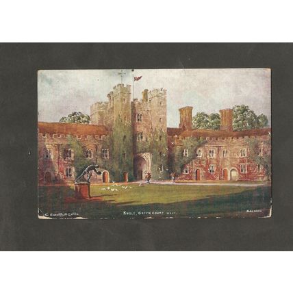 Genealogy Postcard Miss Fleming Slane House Briscoe Road Colliers Wood London