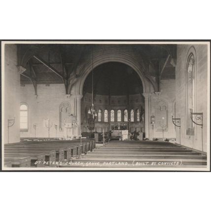 St Peter's Church, Grove, Portland, Dorset, c.1920 - RP Postcard