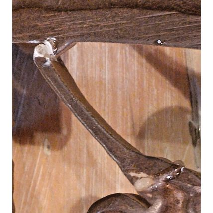 Vintage Burwood MCM 3D Molded Resin Wall Plaques Country Fisherman & Blacksmith