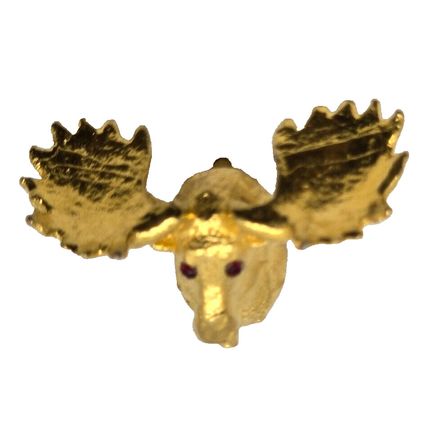 Moose Head Tie Tack / Tie Pin LOOM Social Fraternity Formal Wear (K6H)