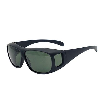 LARGE FIT OVER PRESCRIPTION GLASSES POLARIZED SUNGLASSES COVER ALL WRAP AROUND
