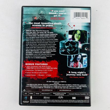 Laid to Rest (Unrated Director's Cut) DVD Bobbi Sue Luther, Kevin Gage