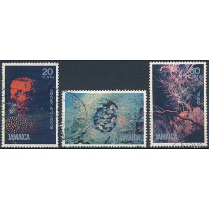 Marine Life: 3 Values - Jamaica 1981 - F H - SG 508 & 510/1