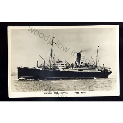 LS2625 - Cunard Liner - Scythia - postcard