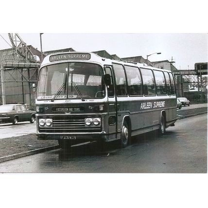 Black & White Photograph of Arleen Coach Hire Ltd. of Bath - UFH 571S ex Ladvale