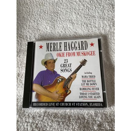 MERLE HAGGARD Okie From Muskogee CD 23 Songs Recorded Live