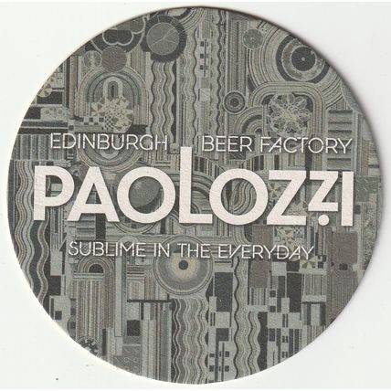 BEER MAT - EDINBURGH BEER FACTORY - PAOLOZZI - (Cat 016) - (2017)