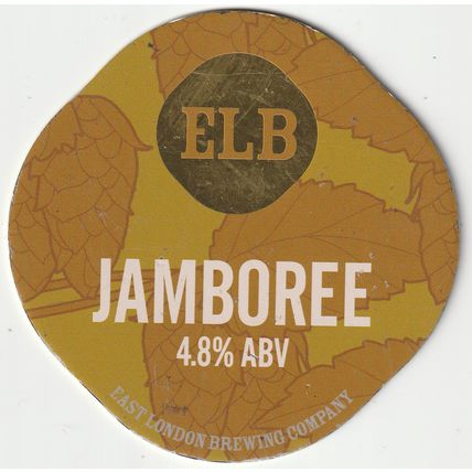 USED PUMP CLIP FRONT - EAST LONDON BREWING COMPANY - JAMBOREE