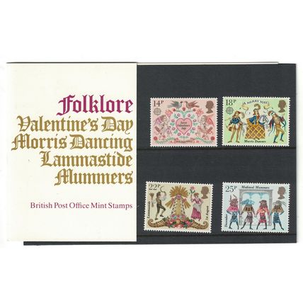 Great Britain Folklore 4v Pres. Pack 1981 MNH SG#1143-1146