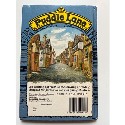 PUDDLE LANE - THE VANISHING MONSTER (UK LADYBIRD HARDBACK, 1985)