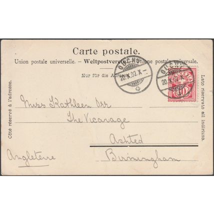 Ouchy, Vaud, 1902 - Burgy CPA