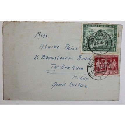 Germany 1939 & 1948 Covers - both sent to London