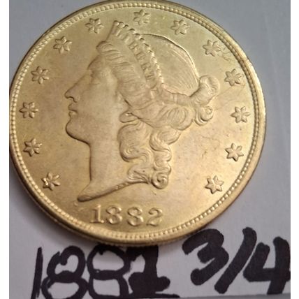 9 Golden Coin Reproduction Coins 1/4 to 3/4 Rounds BU Mint US Lot 1849-1933