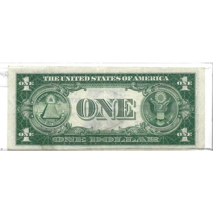1935-A Yellow Seal North Africa $1.00 Bill XF