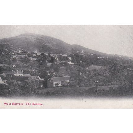 EC310 WEST MALVERN -THE BEACON. PRINTED POSTCARD