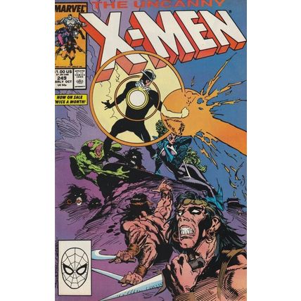 UNCANNY X-MEN # 249 : MARVEL COMICS : 1989 : vf(8.0) :.