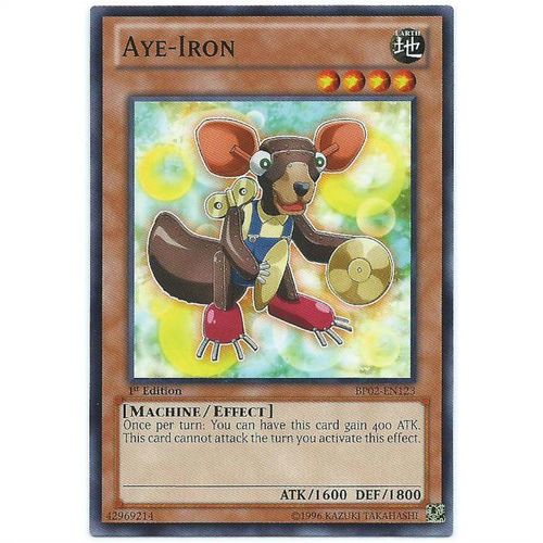 YuGiOh War of the Giants - BP02-EN123 - Aye-Iron - 1st Edition