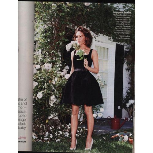 2012 Glamour magazine VICTORIA BECKHAM cover " THE FASHION ISSUE" HOT!!