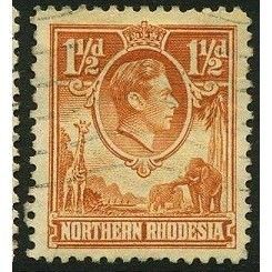 NORTHERN RHODESIA 1938/1952 SG 30 - #3 fine used (o)